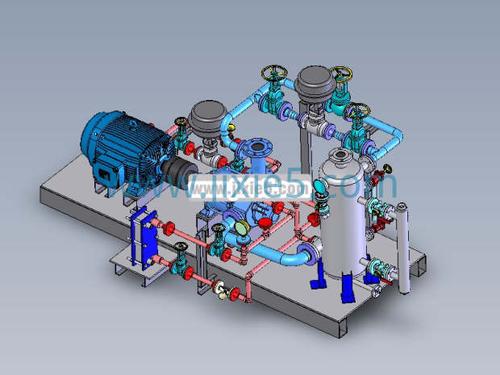 气体压缩机solidworks设计
